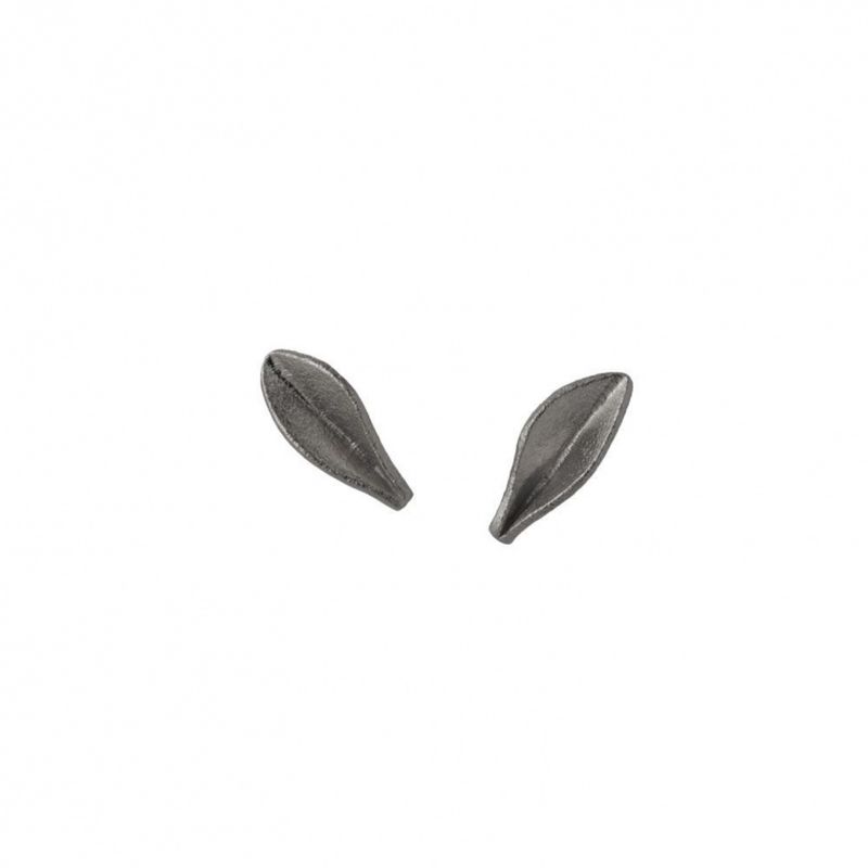 GRASS MINI EARRING oksidert