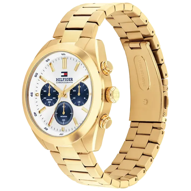 Hovedbilde Tommy Hilfiger Ø40mm 5ATM gull/hvit