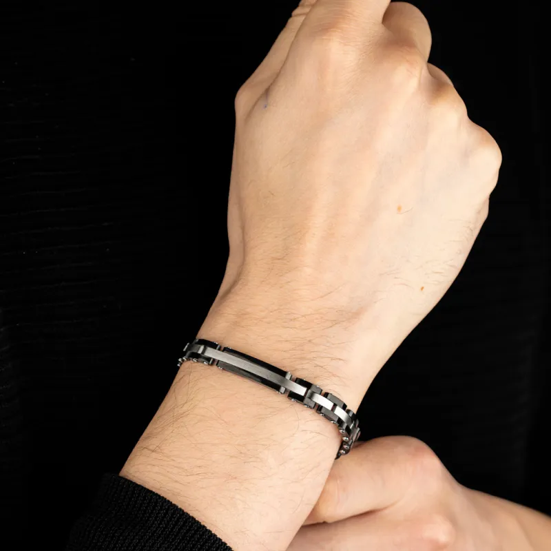 Lotus Style, armbånd i stål L: 21,5 cm