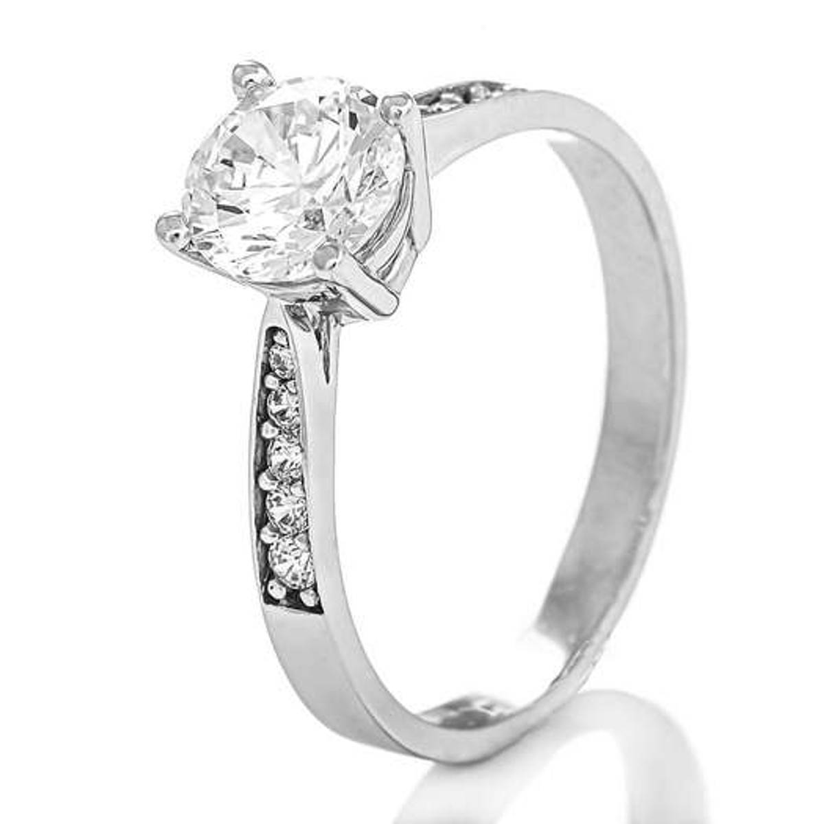 Ring i sølv med cz- 2982901