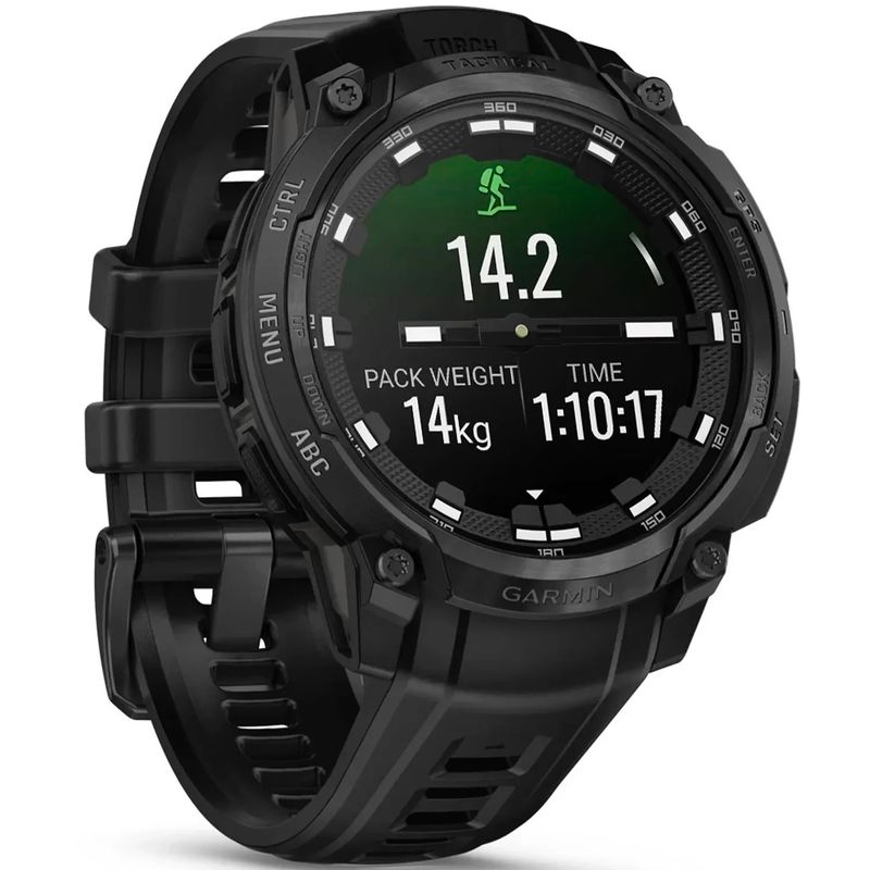Garmin Ø47mm 100m' Instinct® Crossover AMOLED - Tactical Edition, Safirglass