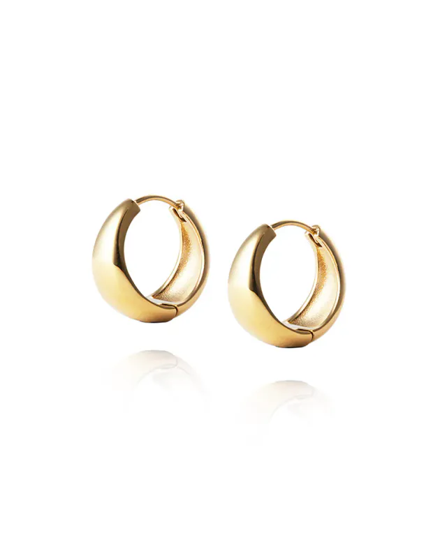 Mockberg Ørepynt - Bold Hoops Gold (Large)  MO146