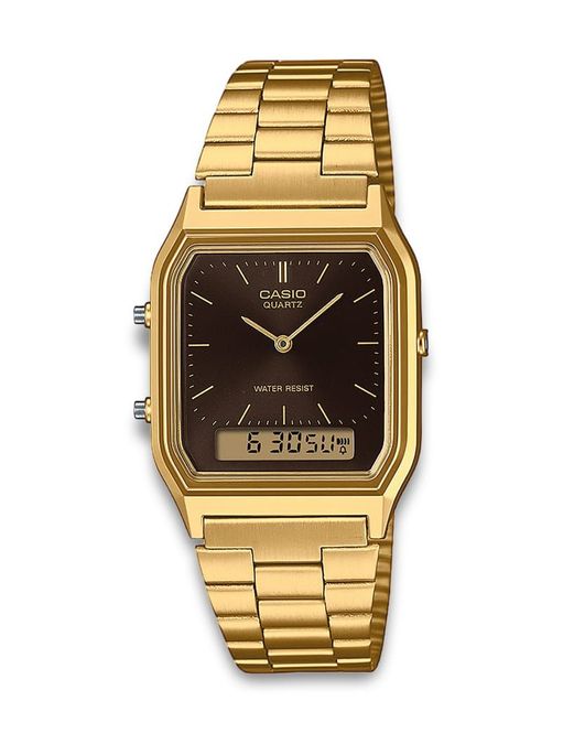 Hovedbilde Casio Vintage 29x38mm 30m' Gull/Brun