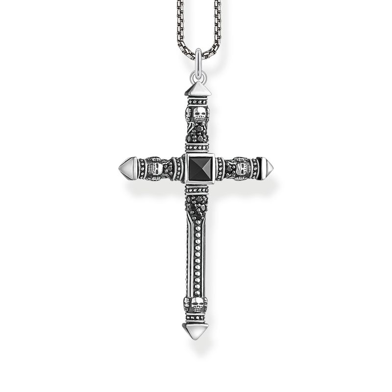 THOMAS SABO halskjede, oksidert sølv, 50cm