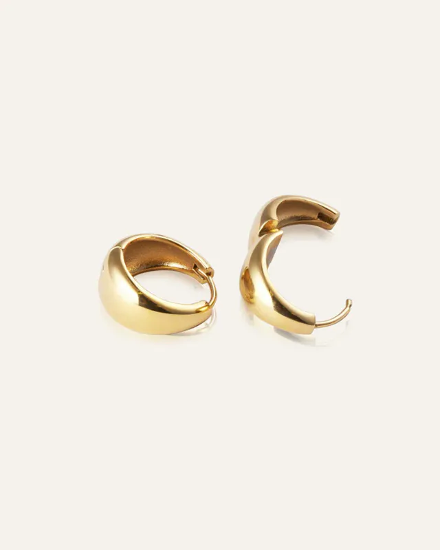 Mockberg Ørepynt - Bold Hoops Gold (Large)  MO146