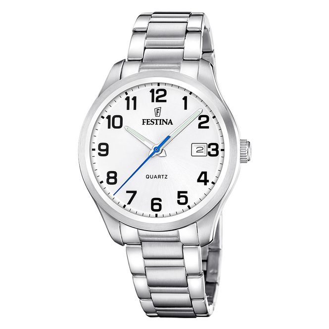 Hovedbilde Festina Ø42mm, 50m, lenke, hvit skive