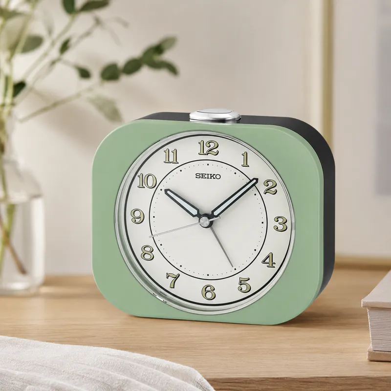 Seiko vekkerur 10x11x5cm Retro inkl.batteri