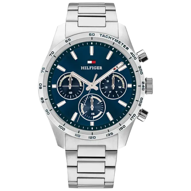 Hovedbilde Tommy Hilfiger Ø42mm 5ATM Stål/Blå