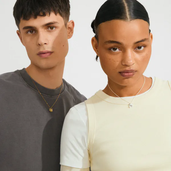 Hovedbilde TIMBER necklace gold-plated