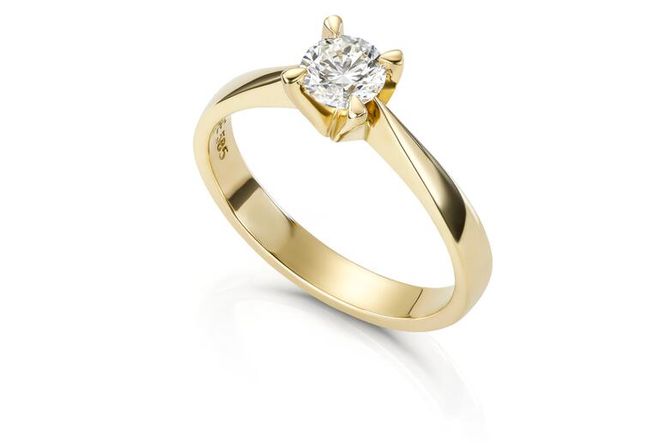 Hovedbilde Ring MAUD 585 gull med LAB grown diamant 0,50ct  ...