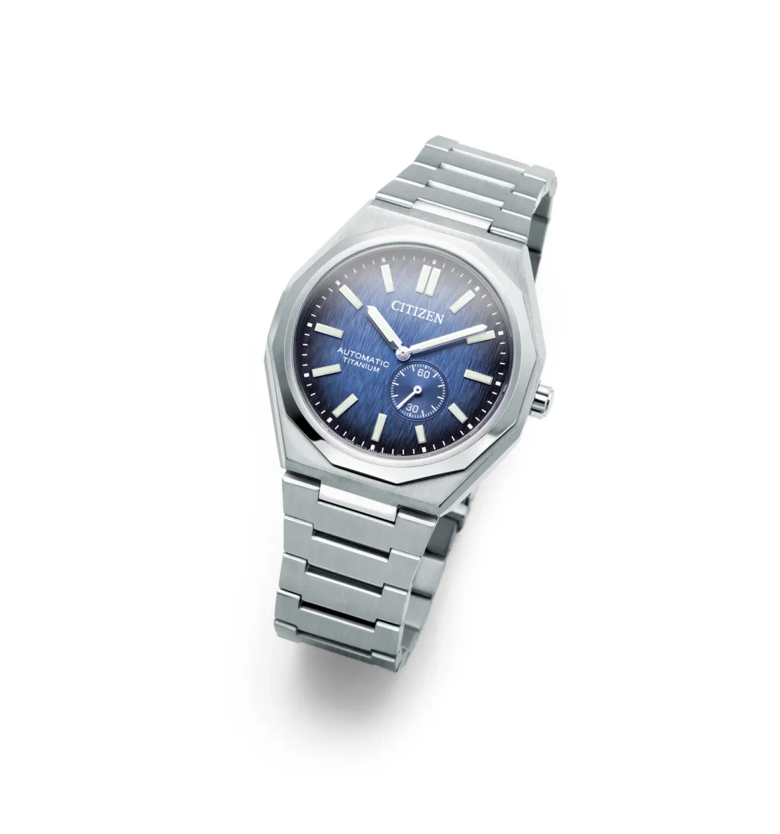 Citizen Titan Automatikk Sølv / Blå 40,5mm