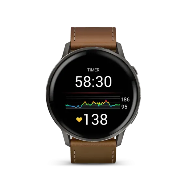 Hovedbilde Garmin Venu 4 - Ø45 mm + ekstra rem