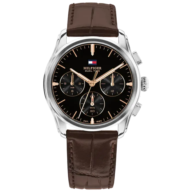 Hovedbilde Tommy Hilfiger Ø38mm 5ATM brun/sort