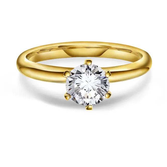 Hovedbilde Ring CONTESSA 585 gull med LAB grown diamant ...