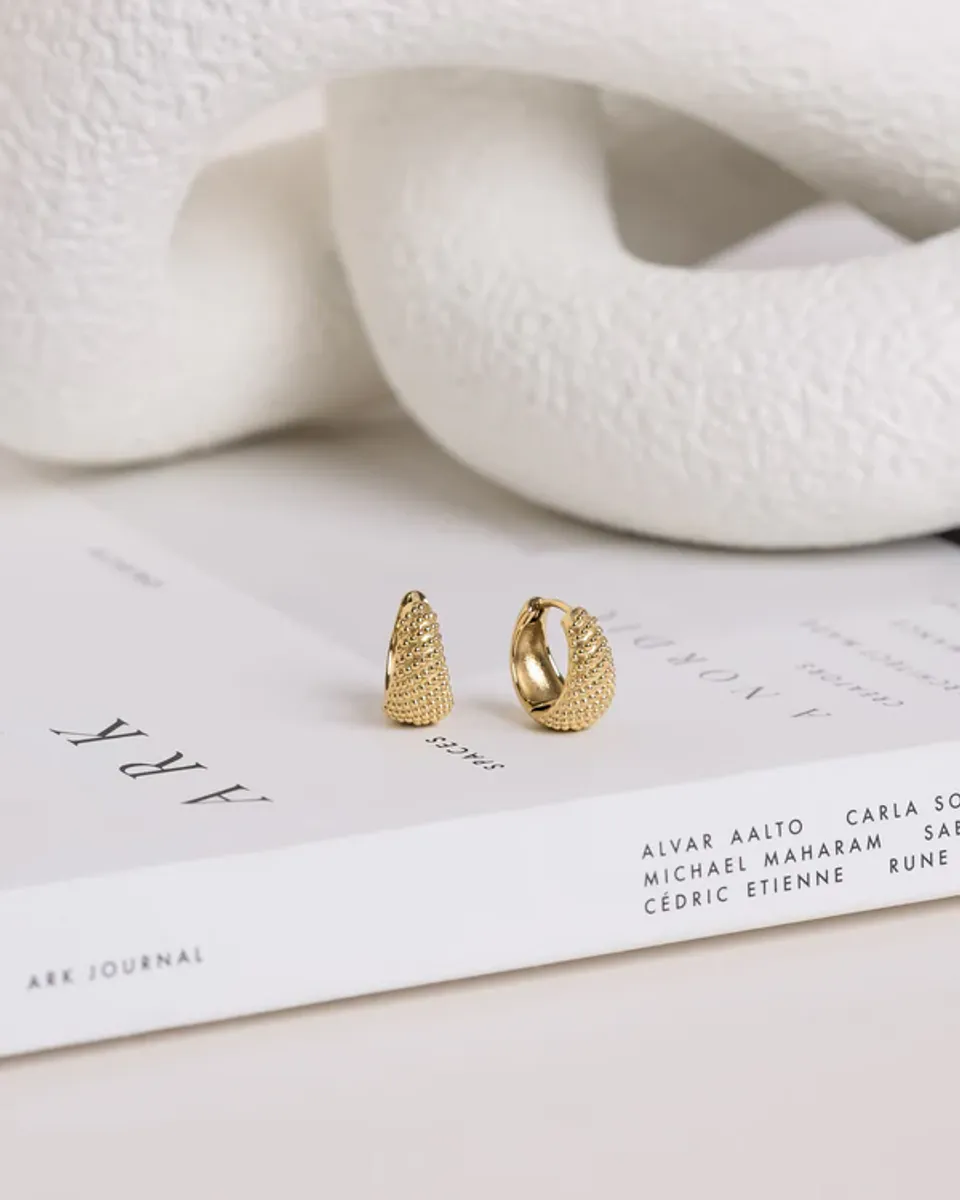 Mockberg Ørepynt - Honey Hoops Gold (Medium)  MO149