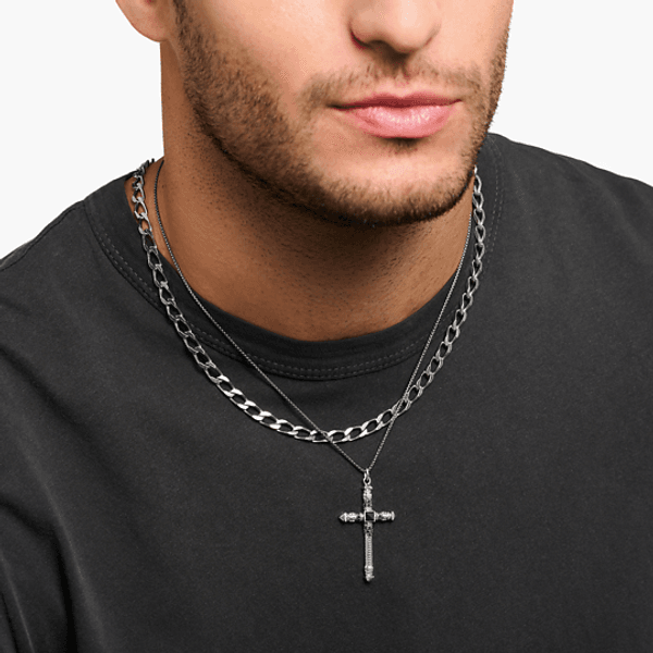 Bilde av THOMAS SABO halskjede, oksidert sølv, 50cm