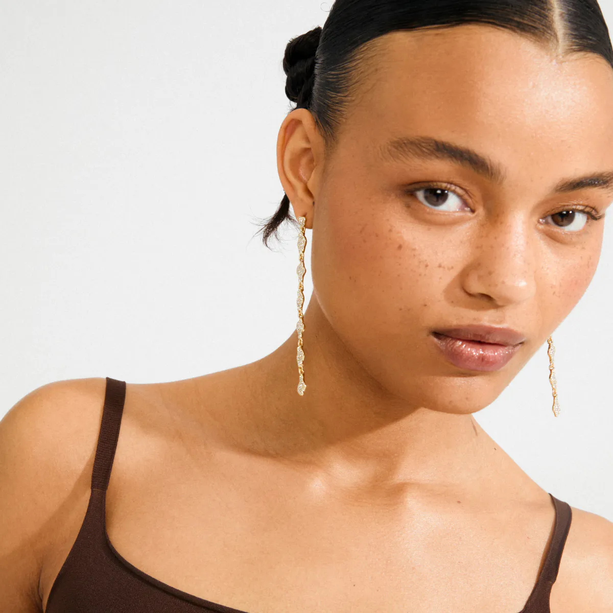 BASIL earrings gold-plated