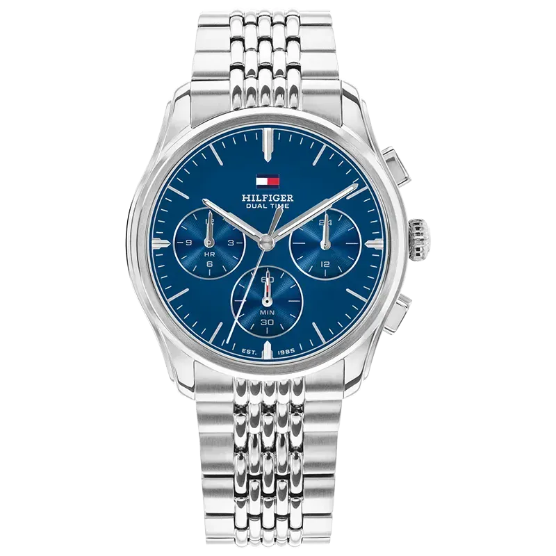 Tommy Hilfiger Ø38mm 5ATM Sølv/Blå