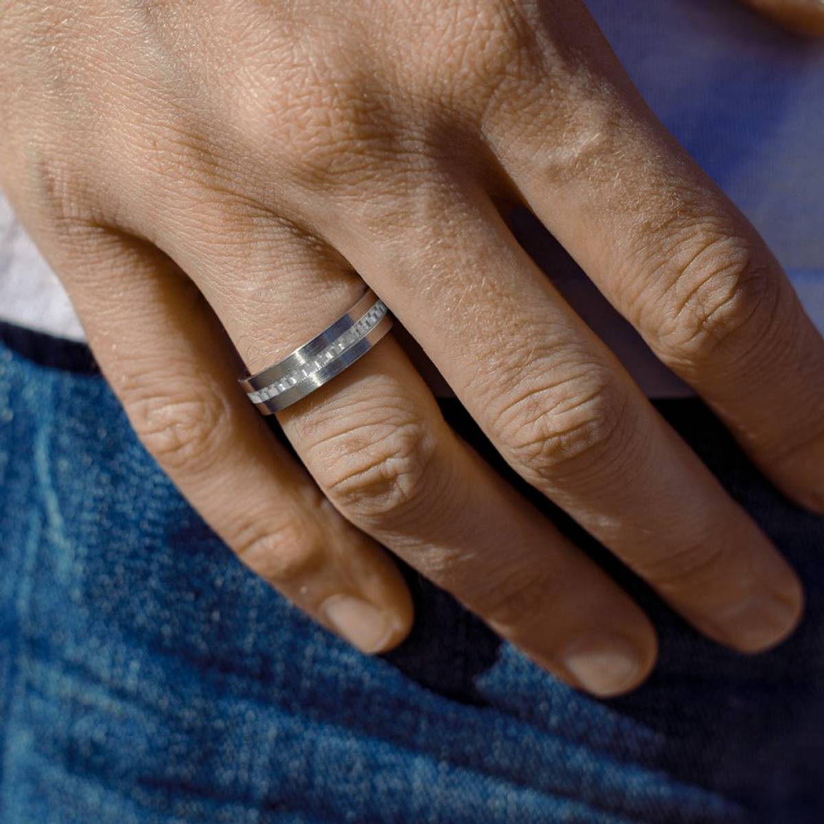 Rochet herrering- hvit karbon