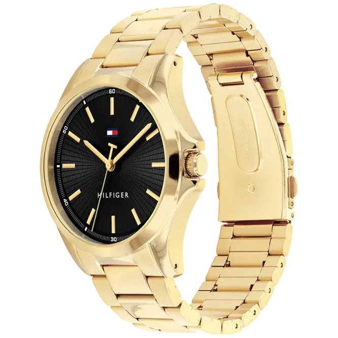 Hovedbilde Tommy Hilfiger Ø43mm 3ATM gull/sort