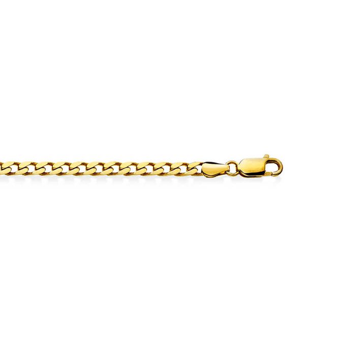 Hovedbilde Halskjede i forgylt sølv- unisex- 4,3mm 50cm 