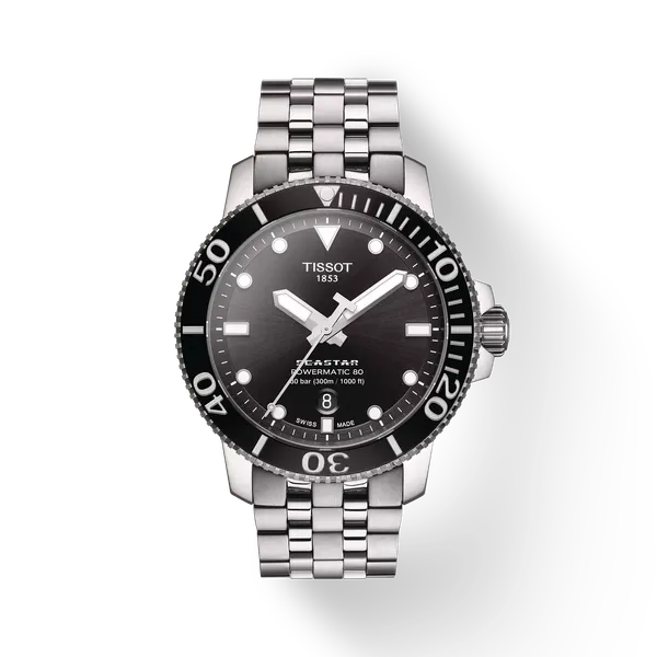 Hovedbilde Tissot Seastar 1000 Powermatic 80 Ø43mm Sort
