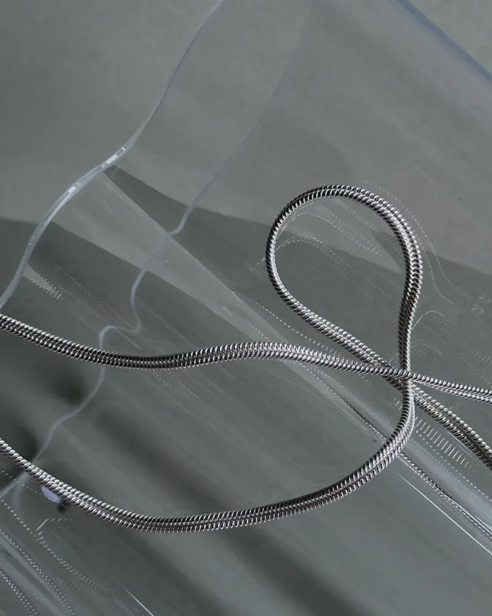 Philippa Studios halskjede- snake - HK-6007-S-43 - 43 CM