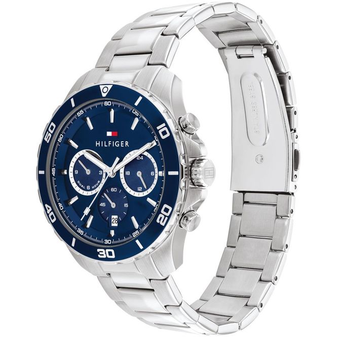 Hovedbilde Tommy Hilfiger Ø43mm 5ATM stål/blå