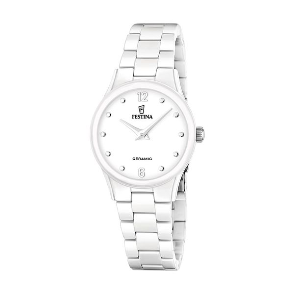 Hovedbilde Festina, ceramic, hvit - 3 ATM, Ø30,5mm 