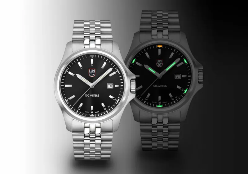 Luminox Ø42mm 100m' Nordic 2500 Stål/Sort 