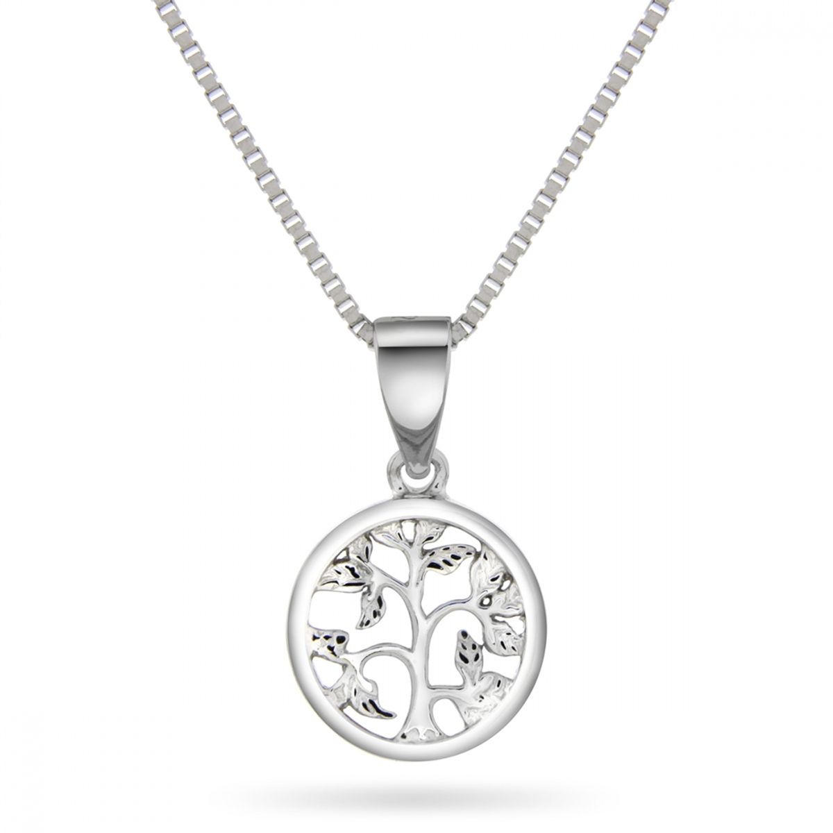 Halskjede i sølv - Livets tre- inkl.kjede