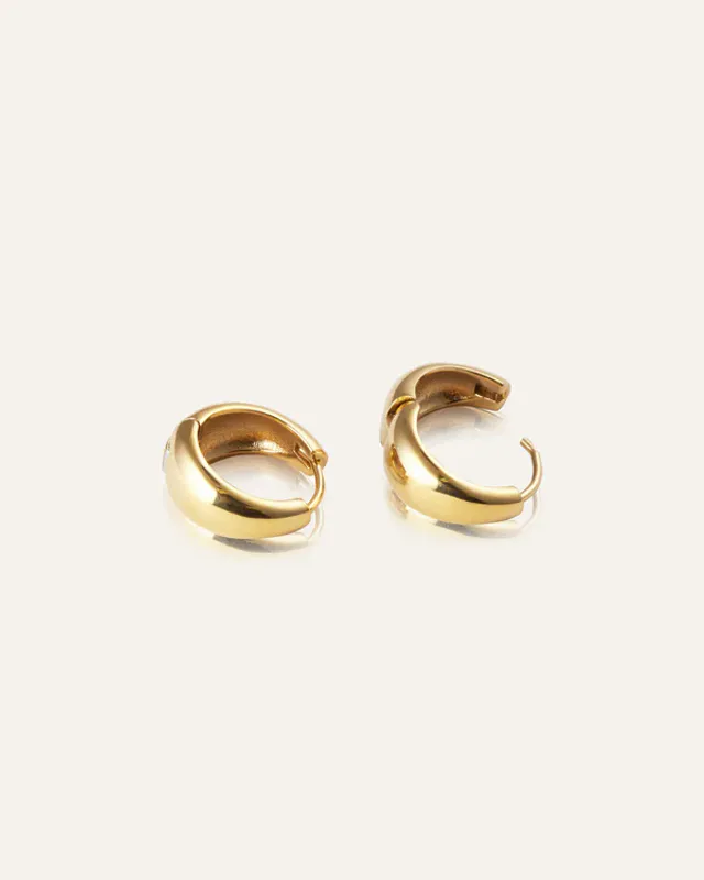 Mockberg Ørepynt - Bold Hoops Gold (Medium) MO145