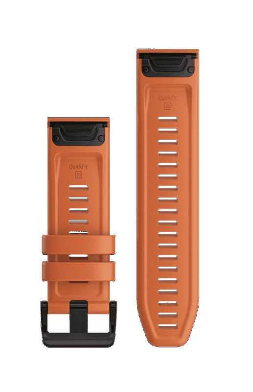 Garmin Silikon- rem- 26mm- for Ø51mm Fenix 5, 6, 7 og 8