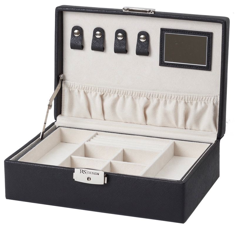 Smykkeskrin Sort/beige- 3463733