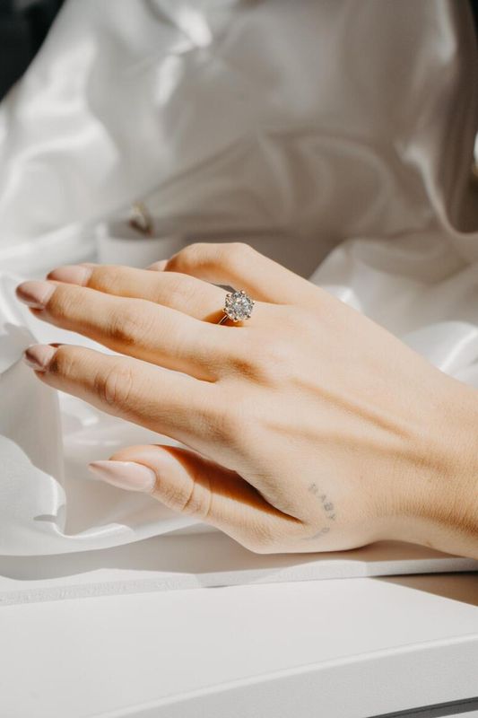 Ring Alexandra 585 gull med 3,00ct LAB grown diamant 
