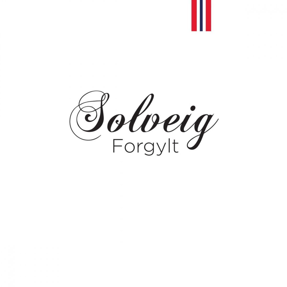 Solveig-sølje med heng, oksidert sølv