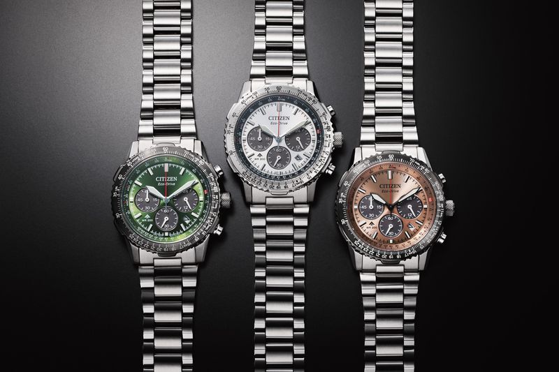 Citizen Eco-Drive Chrono Mens Stål / Sølv Ø40mm