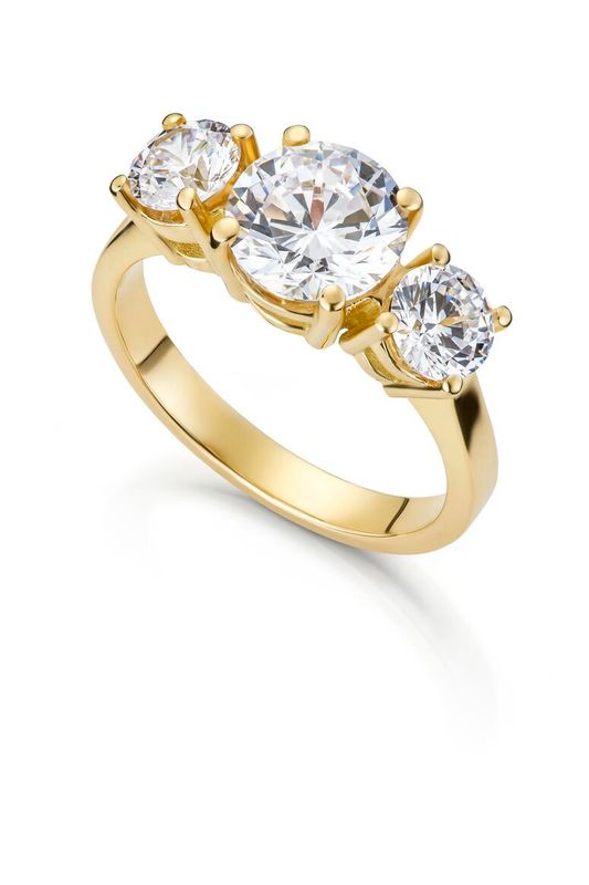 Ring KJÆRLIGHET 585 gull med LAB grown diamant 2,00ct VS1