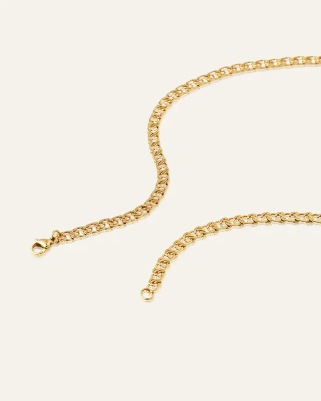 Mockberg Infinity Gold Necklace